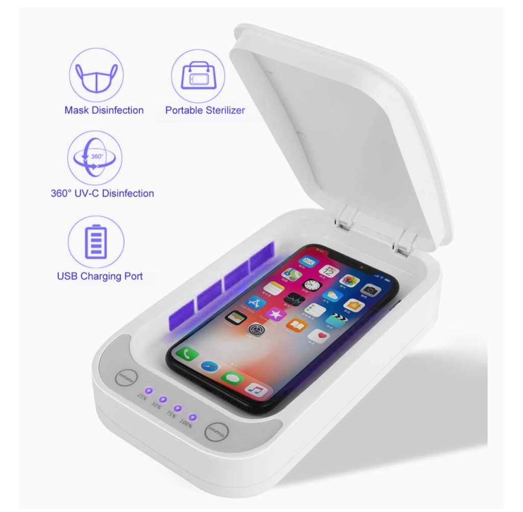 Covid-19 made me buy this: Phone&nbsp;sanitizer