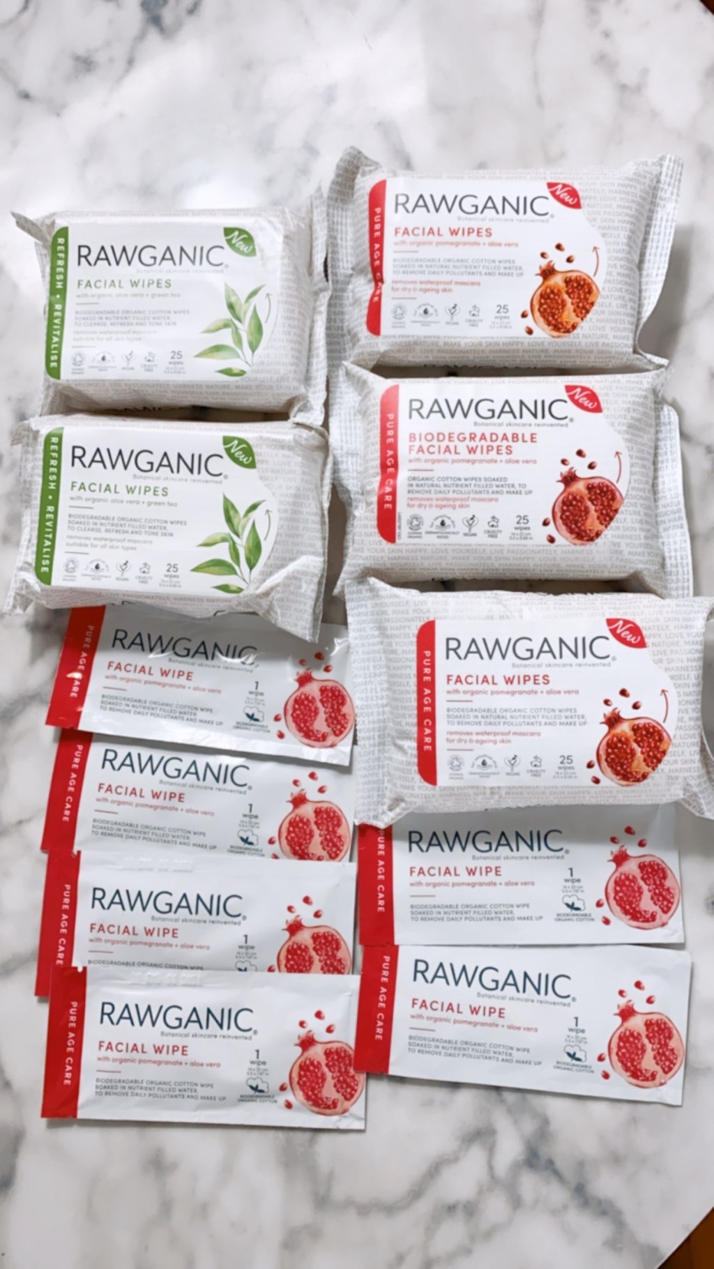 Must have products: Organics&nbsp;wipes